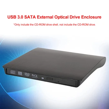 Bez Slīdēšanas USB 3.0 SATA Ārējie DVD, CD-ROM RW Atskaņotājs Optisko Disku Kamerā Gadījumā