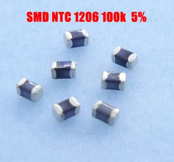 Bezmaksas piegāde 4000pcs/daudz B3950 SMD thermistor ntc 1206 100K 5% ntc temperatūras sensora 100K NTC 3950