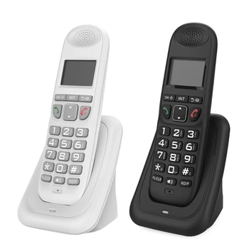 Bezvadu Fiksēto Telefonu Mājās Desk Phone ar Zvanītāja Identifikācijas Skaņas Trokšņa Samazināšanas Telefoni D1003