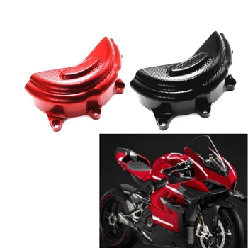 Black Red Engine Case Slider Aizsargs Sajūgs Rāmi, Motociklu Piederumi, Rezerves Daļas Ducati Panigale V4 V4S