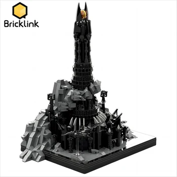 Bricklink Magic Castle Filmu Karaļa Gredzenu Mordors Dark Tower Barad-dur Arhitektūras Komplekti Street View Celtniecības Bloki, Rotaļlietas, Dāvanu