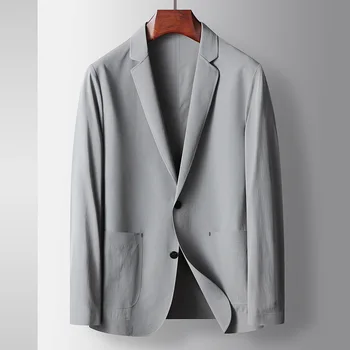C1588-2023 jaunu uzvalku uzvalks vīriešu tīrtoņa krāsas uzvalks ikdienas jaka
