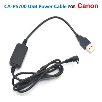 CA-PS700 Power Bank USB Vads Priekš Canon LP-E10 E8 E5 LP-E12 DR-E10 DR-E12 E8 E15 E17 DR-50 80 NB-7L NB-10L NB-2LH Viltus Akumulators
