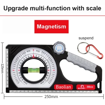 Celtniecības Instrumentu Magnētisko Leņķa Meklētājs Inclinometer Mērinstrumenti, Transportieri Līmeņa Instruments