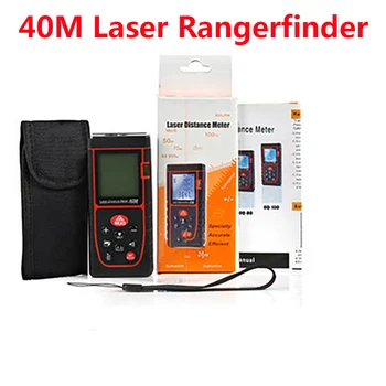 CUPBTNA Portatīvo 40m Laser Range Finder Augstas Kvalitātes Digitālais Displejs Akumulatora Barošanu Karstā Pārdošanas Mini Lāzera Measurintg Rīks