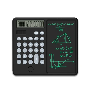 Daudzfunkcionāls 6inch LCD Rokraksta Pad Portatīvo Skolēnu Rokraksta rasējamais Dēlis ar Kalkulatoru Birojs Piezīmes