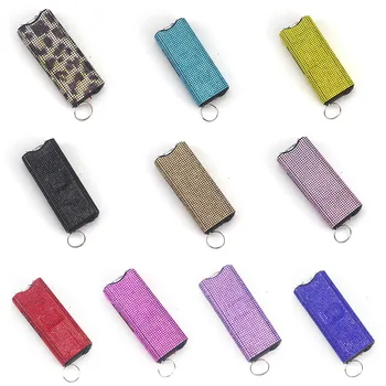 Daudzfunkcionāls Self-Defense Krāsu Lukturīti Keychain Sieviešu Sveķu Mini Lukturītis Krāsu Keyring Key Chain Soma Kulons