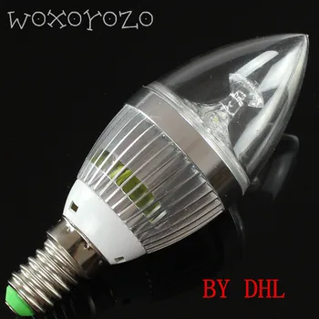 DHL LED Svečturi sveču gaismas Spuldzes E14 E27 9W 12W 15W Silts /Nature/ Balts Spuldzes Lampas Aptumšojami 110V220V Led spuldzes lampa