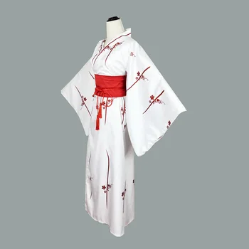 Dieviete Meiteni, Kura Ietērpusies Kimano Sieviešu Formālu Kleita Tradicionālās Atmosfēras Uzlabota Japāņu Stila Fotogrāfija Apģērbu Cosplay Anime Kimono