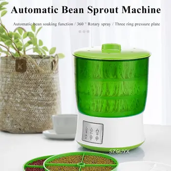 Digital Home DIY Pupu Asni Maker Termostats Zaļo augu Sēklu audzēšana Germinator Automātiskā Dārzeņu Stādus Augšanas Kausa Mašīna
