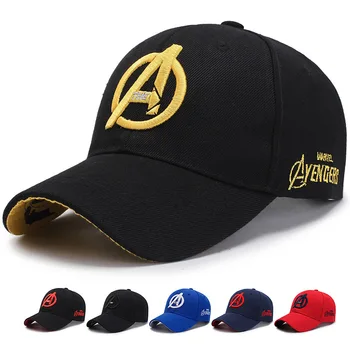 Disney Brīnums Avengers Beisbola Cepure Vīriešiem, Sievietēm Karikatūra Regulējams Hip Hop Cepure Dāvanu Cosplay Vāciņi Dzimšanas Dienas Dāvana