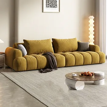 Dizains Ērta Dzīvojamā Istaba Dīvāns Modernā Samta Mīksto Pieaugušajiem Trīs Sēdvietas Unikāla Liels Dīvāns Longue Canape Mājas Mēbeles Salons