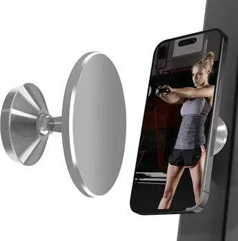 Double-sided Magnētisko Metāla Tālruņa Turētāja Stends, Auto Mobilo Universal Mount Magnēts GPS iPhone Xiaomi Huawei, Samsung
