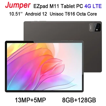 Džemperis EZpad M11 Tablet PC 8 gb RAM + 128GB ROM, Android 12 OS Unisoc T616 Octa Core Dual SIM, 4G Tīkla 10.51