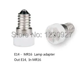 E14, Lai MR16 lampas Adapteri Ārā E14 Iekšējo Mr16 bezmaksas piegāde
