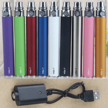 EGO T Akumulators ar Vape USB Lādētāju 650 900 1100mAh Elektronisko Cigareti, lai CE4 CE5 GS H2 MT3 Pulverizators Ūdenspīpe Tvertne