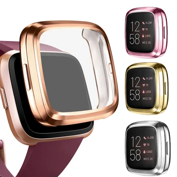 Ekrāna Aizsargs, Tpu Case for Fitbit Versa 2 Versa 3 Otrādi Lite Ūdensizturīgs Smartwatch Shell Bufera Vāciņš Fitbit Otrādi Sajūta