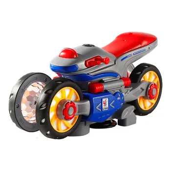 Elektriskā Triks Motociklu Rotaļlieta ar Skaņas, Gaismas Jautri 360 Grādu Rotācijas Triku Transportlīdzekļu Bērniem Ziemassvētku Dāvanas Dzimšanas dienā