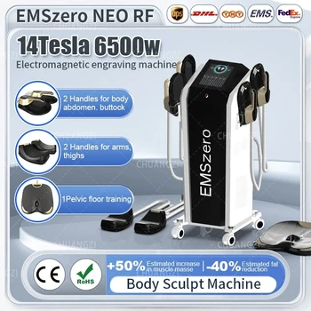EMSzero Neo Mašīna 6500w 14 Tesla Muskuļu Ķermeņa Sculpting Hiemt 4 Rīkoties ar RF Un EMS Iegurņa Stimulācija Pad Izvēles