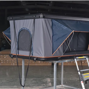 Es Karstā pārdošanas Pop up cietais apvalks jumta telts salokāms uzstādīts kempings automašīnas alumīnija jumta telts 4x4 par SUV