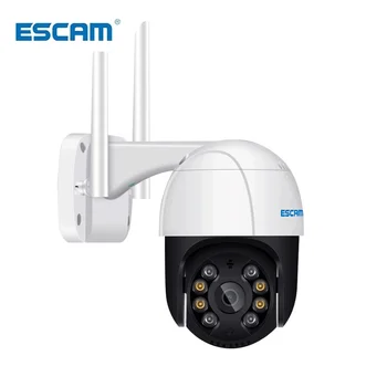 ESCAM QF218 1080P Pan/Tilt AI Humanoīdu atklāšanas Mākonis Uzglabāšanas Ūdensizturīgs Bezvadu IP Kamera ar divvirzienu Audio Novērošanas Kameras.