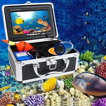 Fish Finder 30M 1000TVL HD Ūdensizturīgs, 7 Collu Zemūdens Zvejas Kamera Ar 12Pcs Baltās LED Gaismas, ko Izmanto Zvejai Uz Ledus