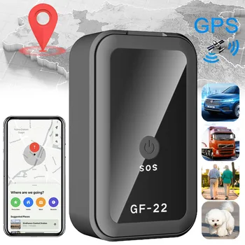 GF22 Magnētisks GPS Tracker Mini Auto pretaizdzīšanas Anti-zaudēja Locator Reālā Laika Uzskaiti SIM Ziņu Positioner Automobiļu Piederumi
