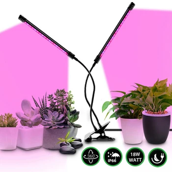 Grow Box Klipu Lampas Siltumnīcefekta Telts Phytolamp Iekārtām, LED Augt Gaismas USB Pilna Spektra Kontroles Augi Dēsti Ziedu Indoo