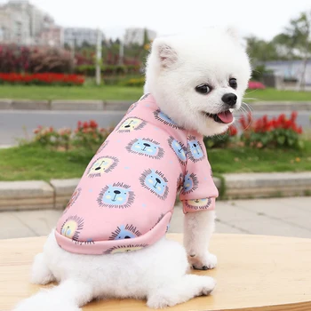 Gudrs Drukāt Chihuahua Drēbes Mazs Suns Pelēkā Vārna Siltā Suņu Džemperis Drēbītes Mazajiem Suņiem Shih Tzu Sporta Krekls Kucēnu, Kaķu Pulovers 2021