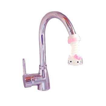 Hello Kitty Kawaii Sadzīves Rotācijas Sprinkleru Filtru Krāna Ūdens Filtru Virtuves Jaucējkrāns Ūdens Taupīšanas Ierīces