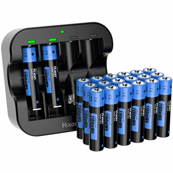 Hixon 1,5 V aaa Uzlādējamās Baterijas 1100mWh 1,5 V AAA Li-ion baterijas AAA Litija Baterijas, Tālvadības pults Rotaļlietas