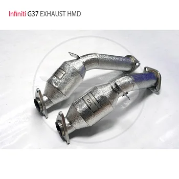 HMD Izplūdes Downpipe Infiniti G37 Automašīnu Piederumi, Ar Katalītisko Pārveidotāju Kolektora Catless Galvene