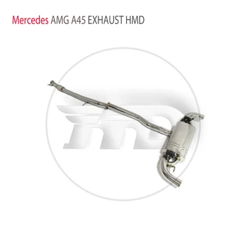 HMD Nerūsējošā Tērauda Izplūdes Sistēmas Veiktspēju Catback par Mercedes Benz A45 AMG W176 Auto Accesorios Elektronisko Vārstu Muffler