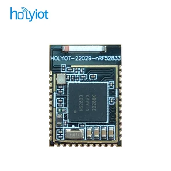 Holyiot nRF52833 BLE 5.0 Bluetooth ultra-zemu enerģijas patēriņu modulis Keramikas antenas FCC, CE sertificēts