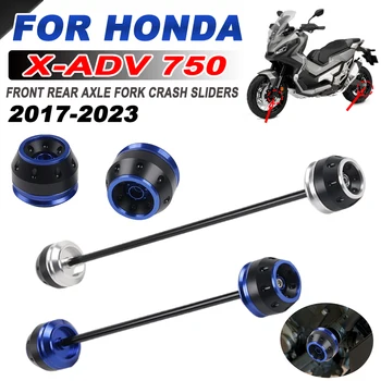Honda XADV750 X-ADV750 XADV X-ADV 750 X ADV 750 Motociklu Aksesuāri, Aizmugurē, Priekšējā Ass Dakša Crash Kuģīši Riteņa Aizsargs