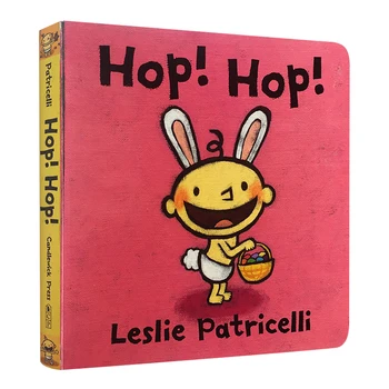 Hop Hop, Bērnu Bērnu grāmatas vecumā 1 2 3, angļu bilžu grāmata, 9780763663193