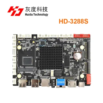 Huidu LCD Digitālo Signālu Mātesplati HD 3288S Atbalsta Infrasarkano staru Tālvadības Interfeisu 4K Izejas 4K Video Atskaņošana