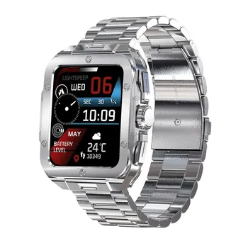 I92 Smart Skatīties Vīriešiem Ķermeņa Temperatūra, kas Nav Invazīvas Gucose EKG Sirds ritma Monitorings Sporta Bezvadu Lādēšanas Sieviešu Smartwatch