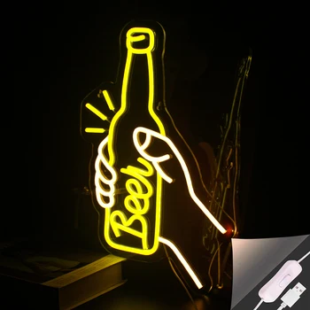 ineonlife Neona Zīme LED BAR Clink Alus, Puse Kluba Telpā Karājas Apgaismojums USB Powered Priekā Atmosfēru, Sienas Dekori