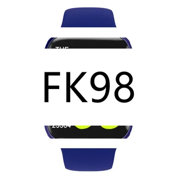 Ir 2021. jaunu karstā sports fitness tracker aproce bluetooth rokas joslā sirdsdarbība smartwatch fk98 smart skatīties ar ķermeņa temperatūra
