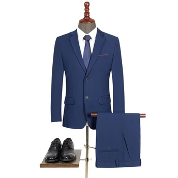 (Jaka+Bikses) Zīmola apģērbi Vīriešiem pringhigh-klases biznesa uzvalks/Vīriešu slim fit kokvilnas Pusgarās divdaļīga/Līgavainis Kāzu Kleitu, S-4XL
