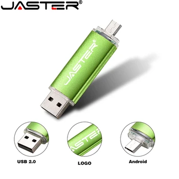 JASTER usb 2.0 64GB flash disks 128GB daudzfunkciju pen drive memory stick 8GB 16GB 32GB par mobilā tālruņa mikro usb un datoru