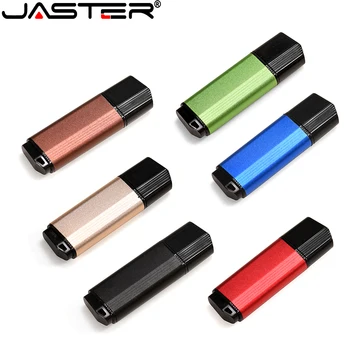 JASTER usb flash drive personalizzabile USB 2.0 taras dāvanu 004GB 008GB 016GB 032GB 064GB 128GB Taisnstūra Plastmasas usb flash