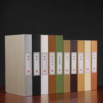 Jauna, Ķīniešu stila dekoratīvas grāmatu simulācijas grāmatu apdares modelis istabas antikvāru grāmatu aksesuārus, grāmatas modeli, viltus grāmatas apdare