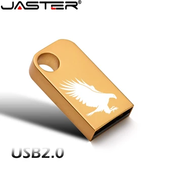 Jauns Mini Metāla ātrgaitas USB Flash Drive Pen drive 4GB 16GB 32GB 64GB, 128GB USB Stick Ūdensizturīgs Kāzu Dāvanas Custom logo