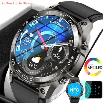 Jaunu 2023 NFC Biznesa Bluetooth Zvanu Smartwatch EKG+PPG sirdsdarbība Vīriešu Sporta IP68 Ūdensnecaurlaidīga Smart Skatīties 400MAh Akumulatora Skatīties