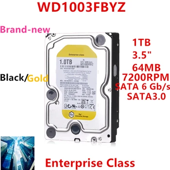 Jaunu HDD WD Zīmola Black/Gold 1TB 3.5