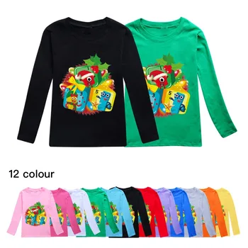 Jaunu Rudenī Numuru Bloki Kostīms, Džemperis Bērnu Ikdienas Apģērbs, lai Tīņi, Meitenes O-veida kakla T-krekls Toddler Zēniem ar garām Piedurknēm Topi Outwear