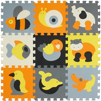 Karikatūra Dzīvnieku Modelis Paklāju EVA Putu Puzzle Mats Bērniem Grīdas Puzles, Spēlēt Mat Bērniem, Baby Spēlēt Sporta zāle Lien Mats toddler