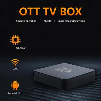 Karstā Pārdošanas D9Q Mini Smart TV Box Android 2.4 10.0 G WIFI 4K Set Top Box 1G 8 GB Media Player Mājas Kinozāles